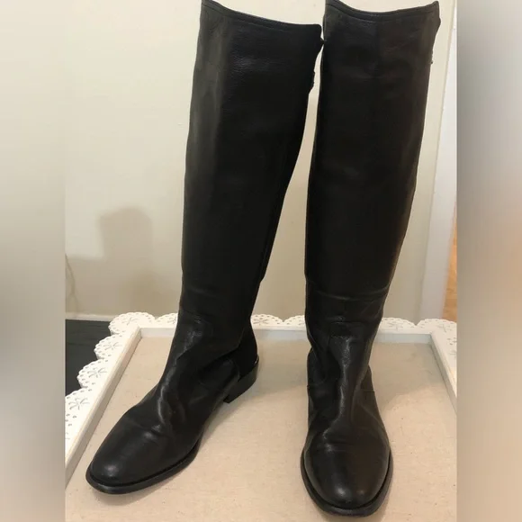 Coach Boots , Black Knee High , Lilac, Woman’s Size 8 - Picture 13 of 16